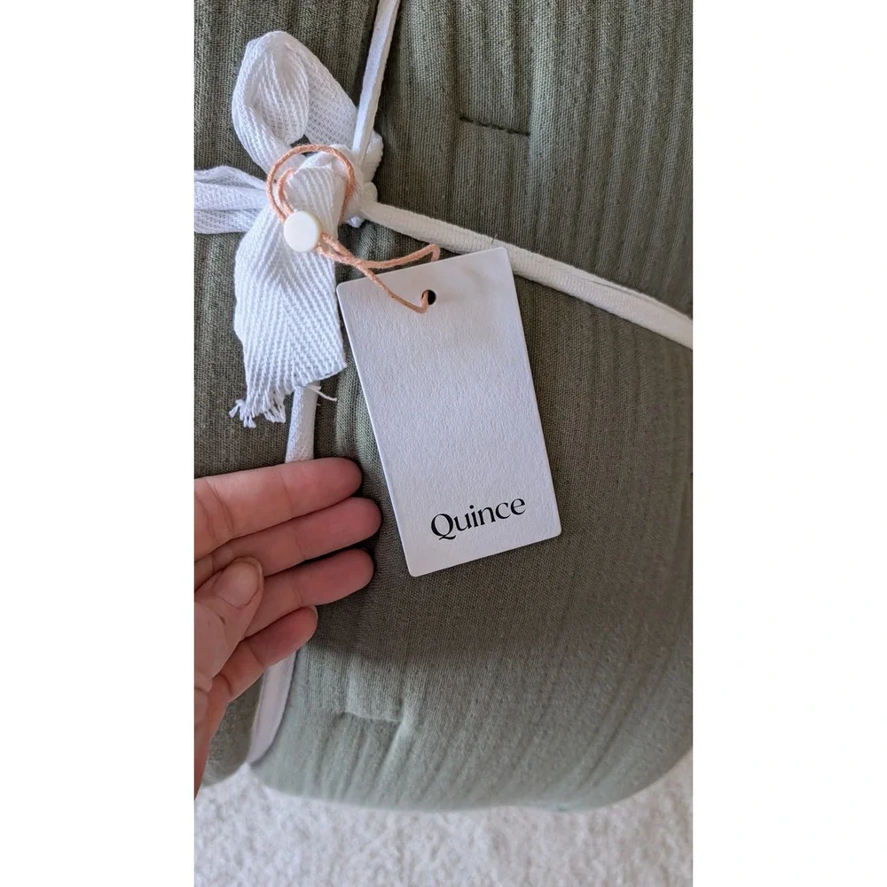 Quince NWT Organic Cotton Gauze Dream Quilt Olive- Full/Queen